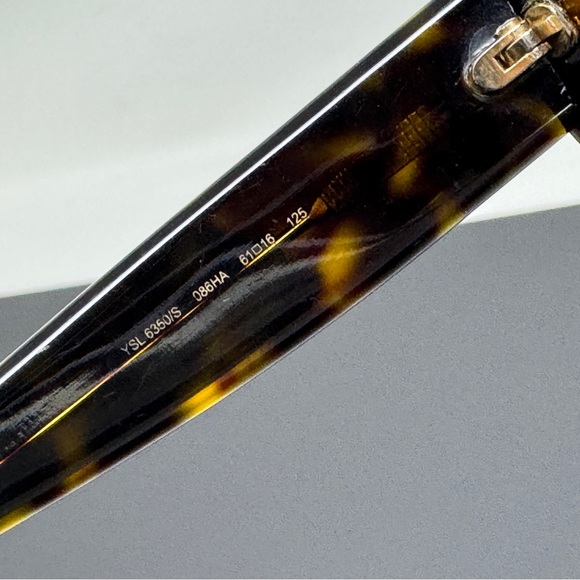 Yves Saint Laurent Sunglasses YSL 6350/S 086HA Tortoise 61 []16 Scratched lenses - Picture 4 of 15
